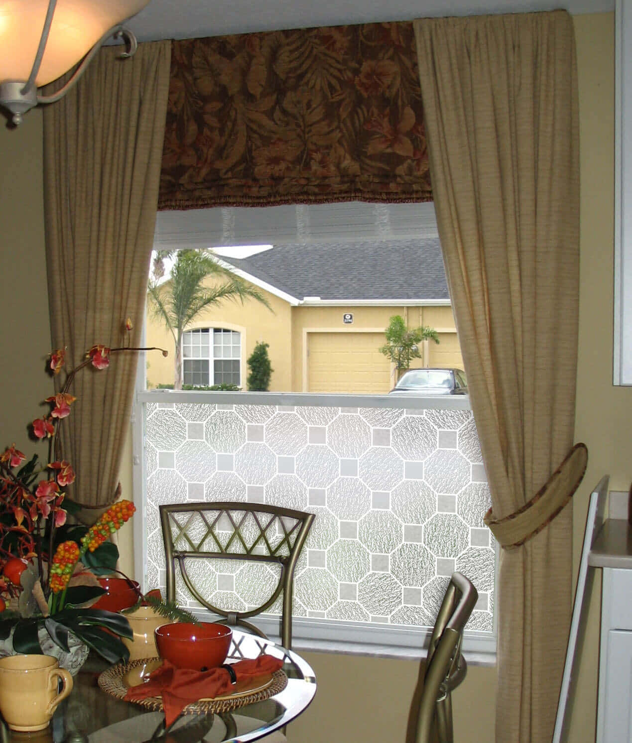 Window Dining Room Wallpaper