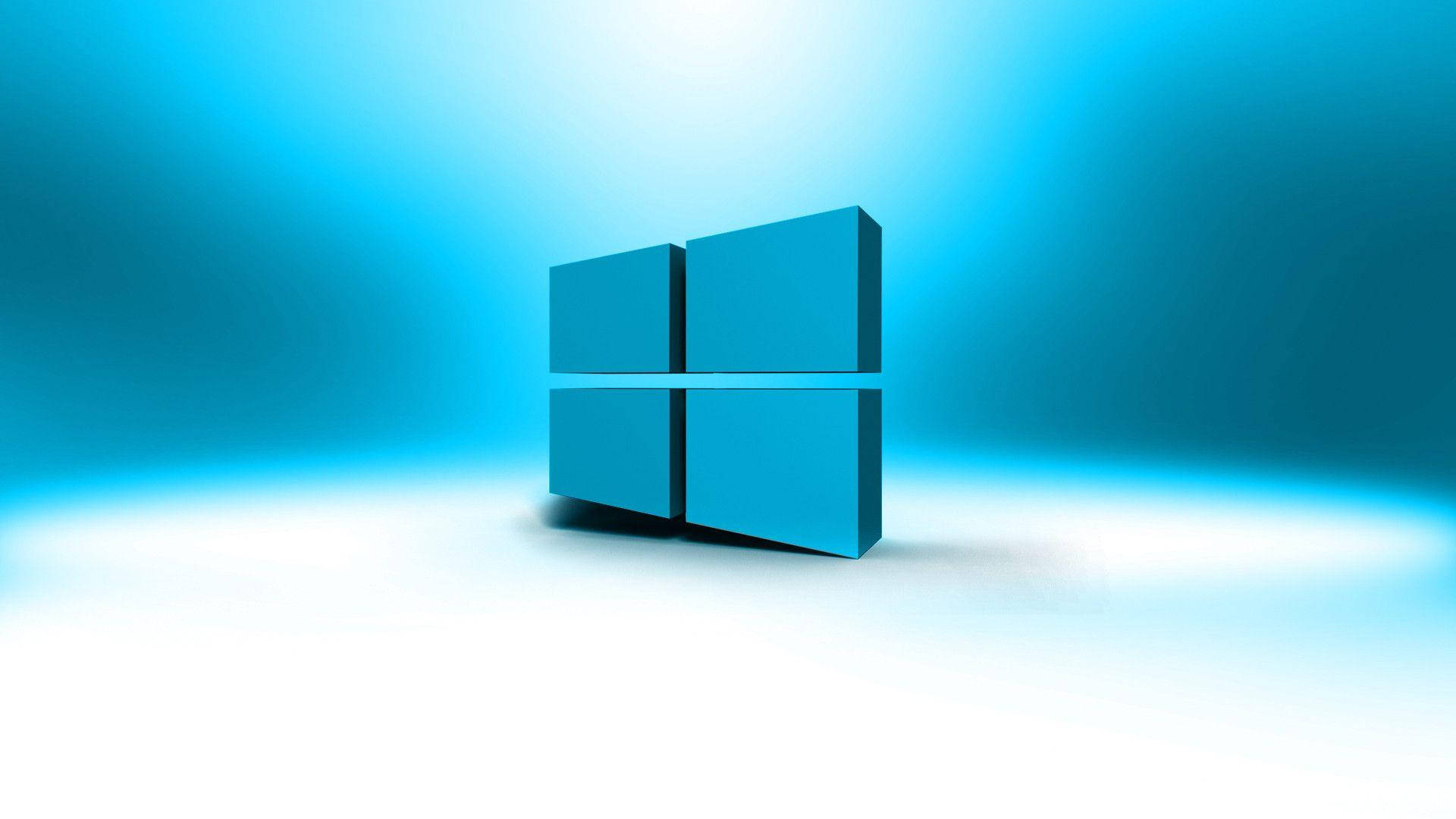 Windows 11 Blue Logo 3d Wallpaper