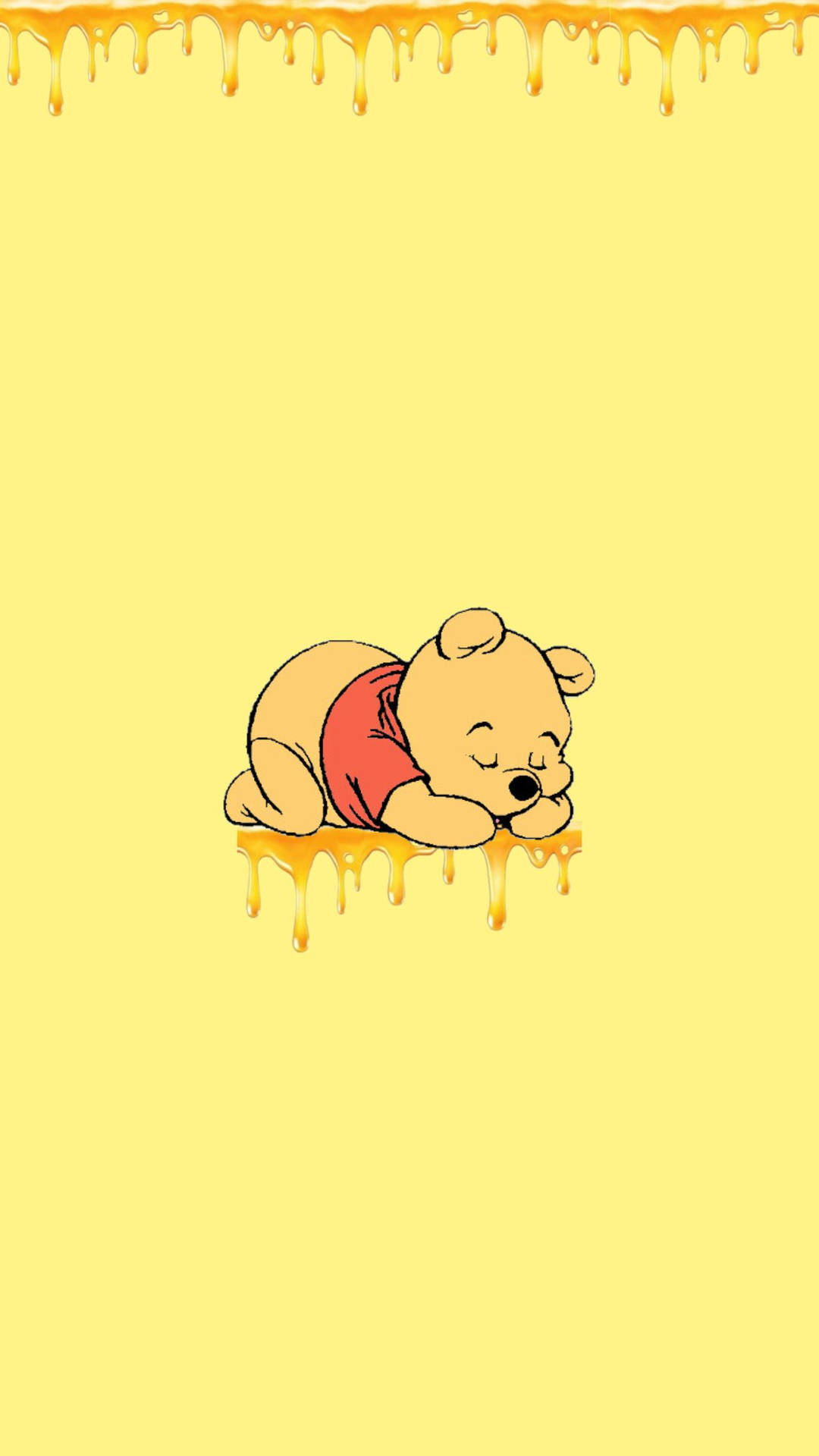 Winnie The Pooh Honey Poster Wallpaper