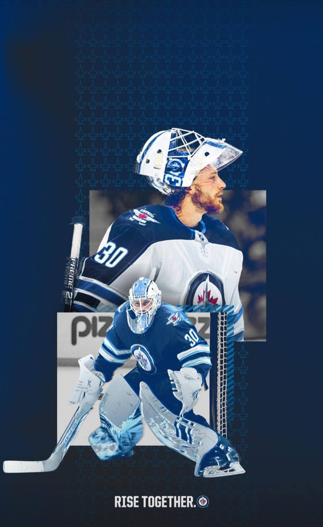 Winnipeg Jets Goaltender Laurent Brossoit Wallpaper