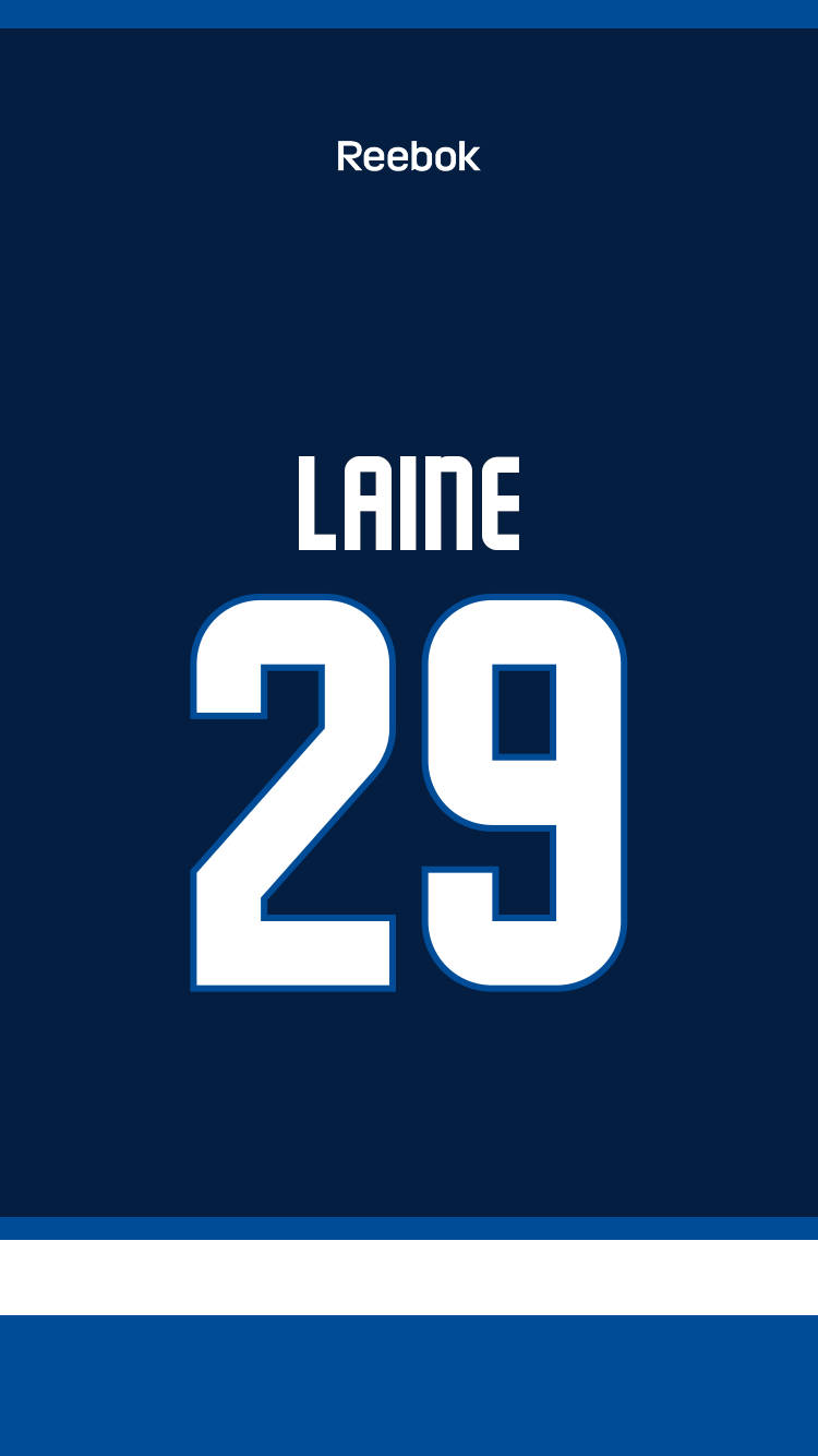 Winnipeg Jets Laine Jersey Vector Art Wallpaper