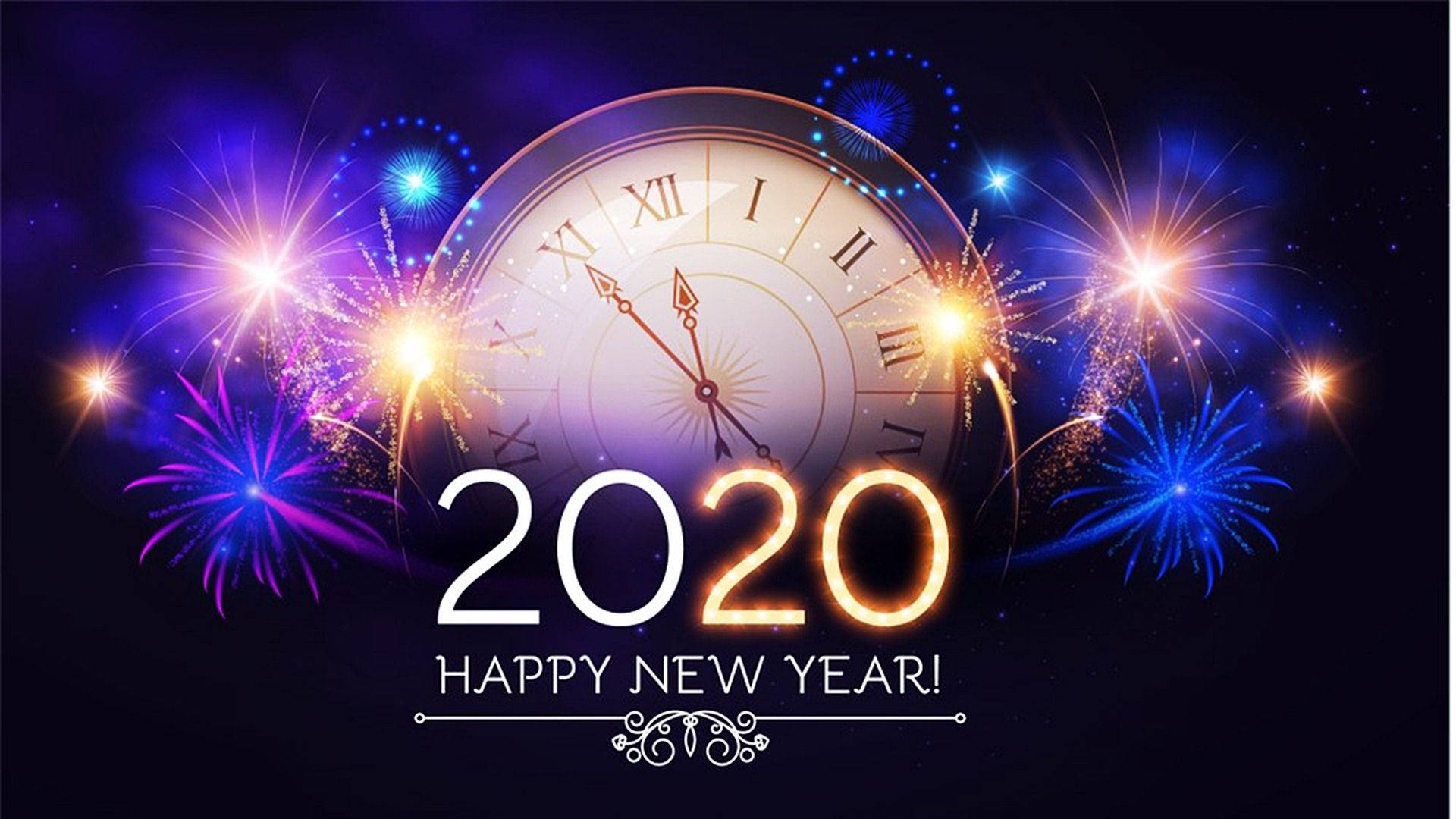 Wishing A Very Happy New Year 2020! Wallpaper