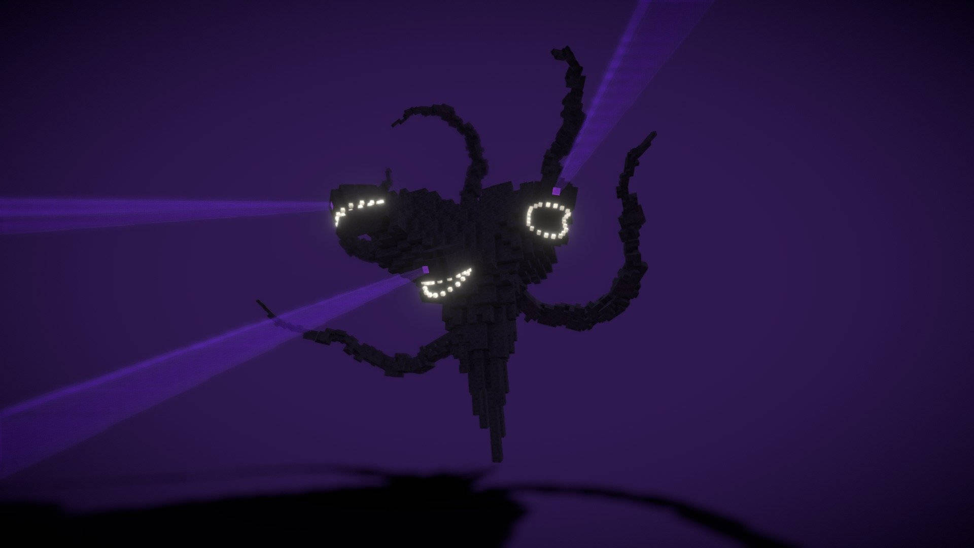Wither Storm 3d Minecraft Wallpaper | WallpapersOK