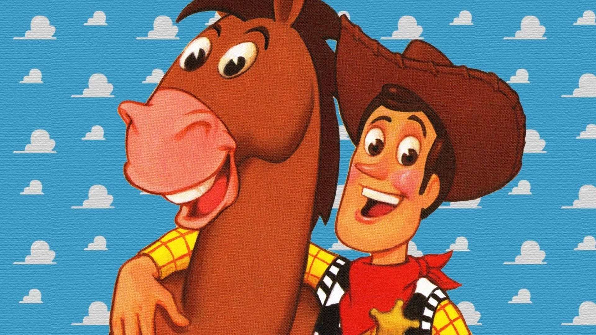 Woody Friend Bullseye Toy Story Wallpaper