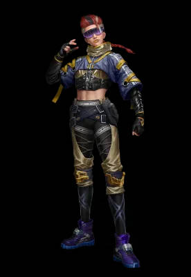 Xayne As Free Fire Character Wallpaper