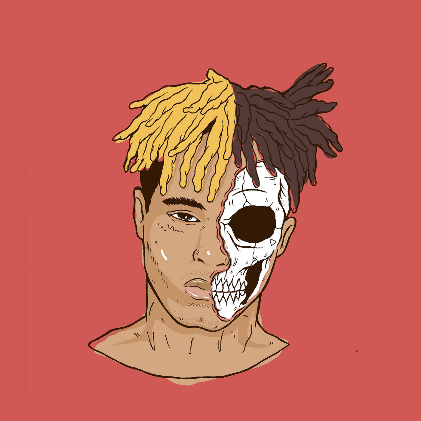 Xxxtentacion Anime Inspired Art Wallpaper