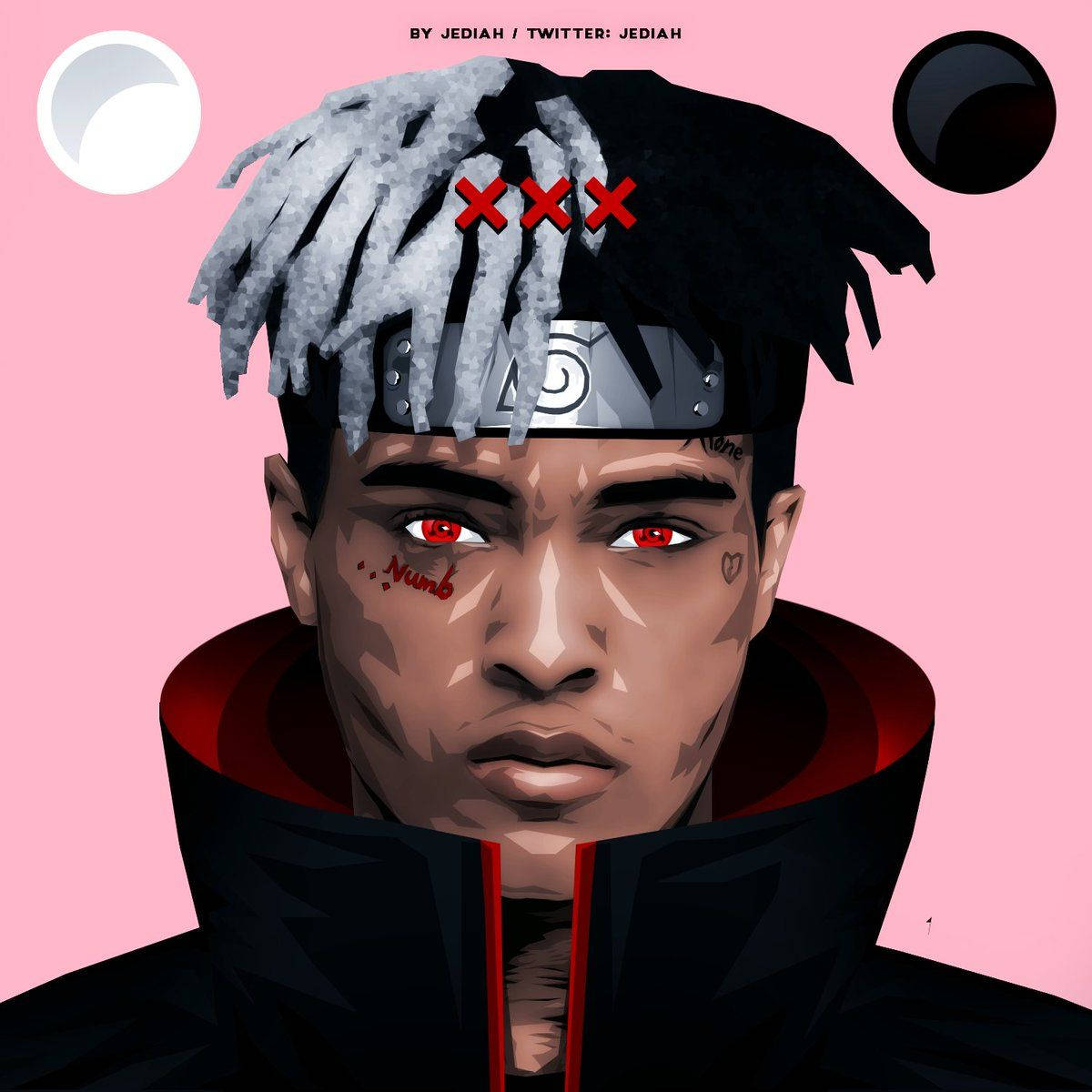 Xxxtentacion Anime Naruto's Headgear Wallpaper