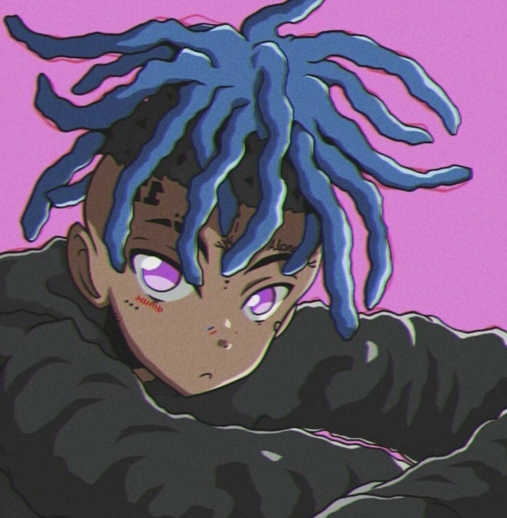 Xxxtentacion Anime Retro Style Wallpaper