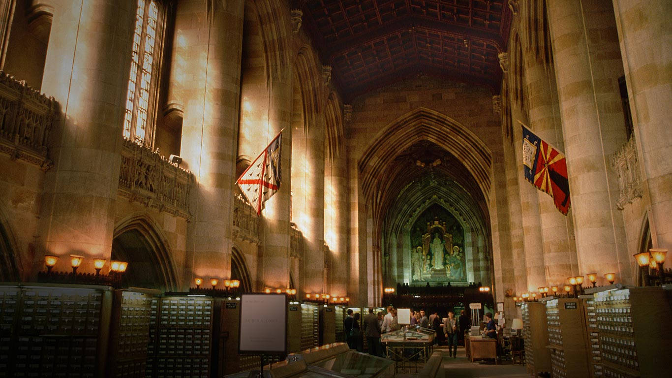 Yale University Memorial Library Wallpaper