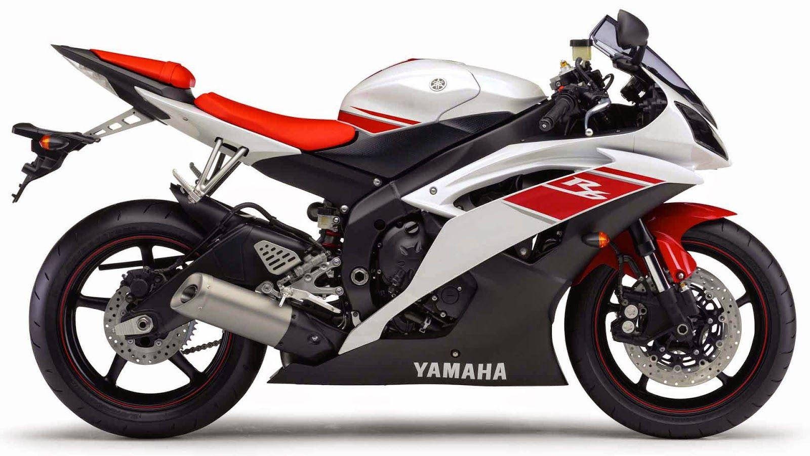Yamaha Yzf-r6 Bikes On White Wallpaper