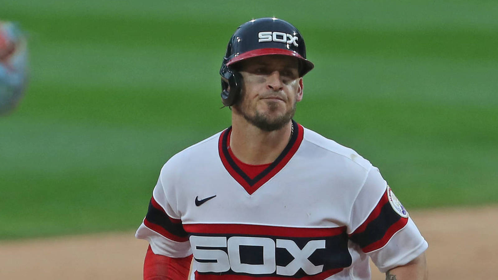 Yasmani Grandal Wearing Sox Gear Wallpaper