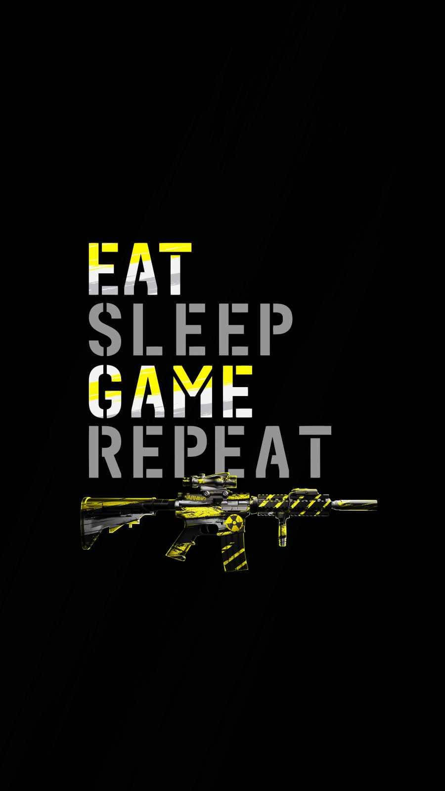 Yellow Grey Sleep Art Wallpaper