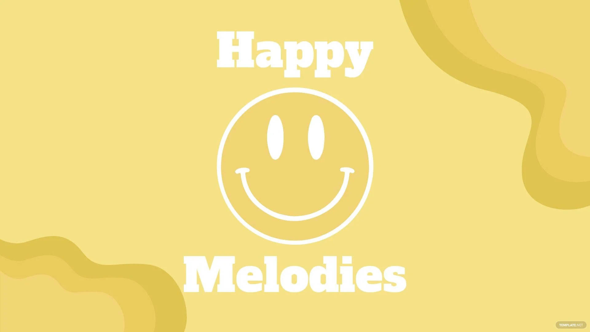 Yellow Happy Melodies Preppy Pfp Wallpaper