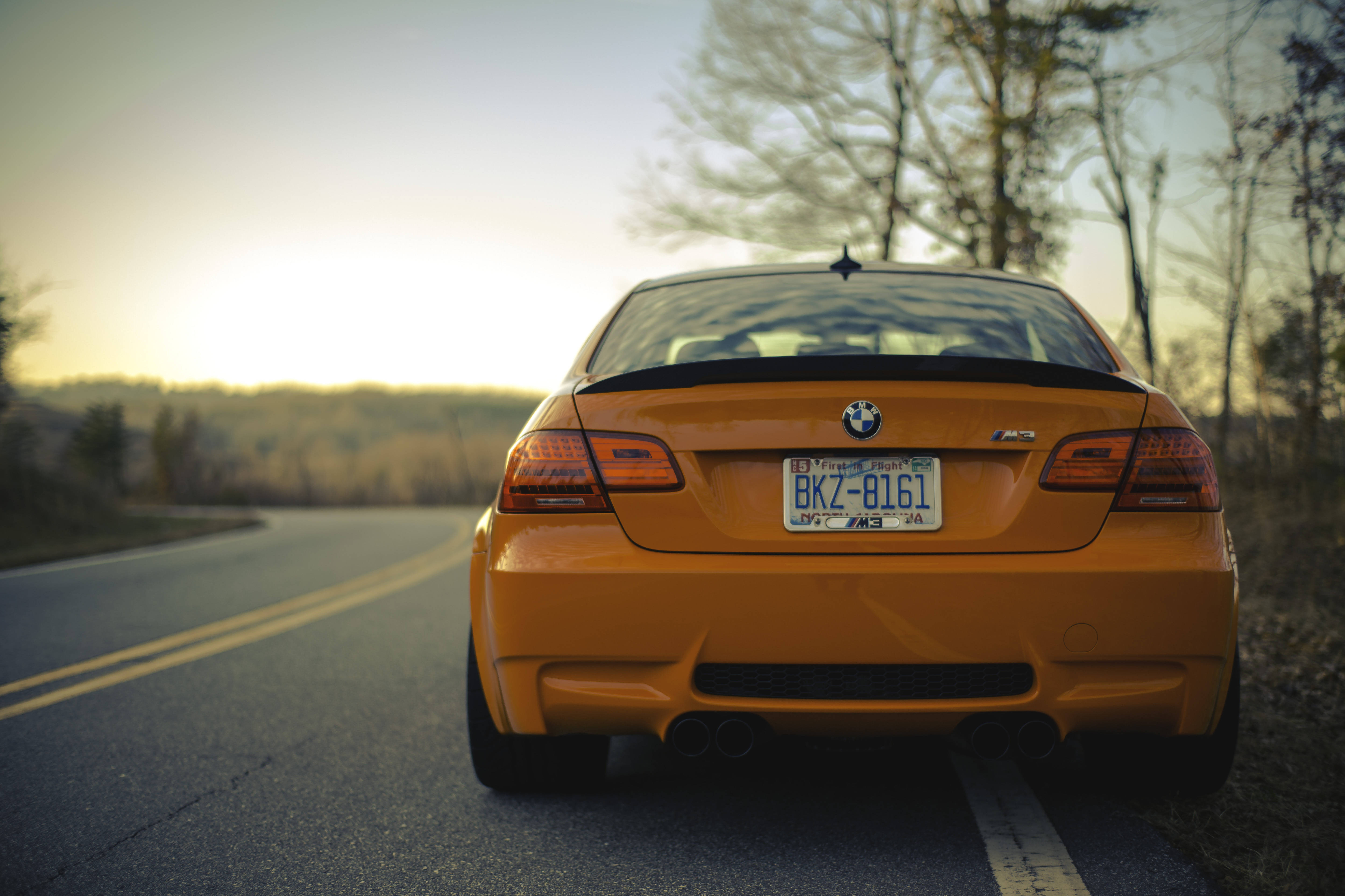 Yellow-orange M3 Gt2 Full Hd Bmw Wallpaper