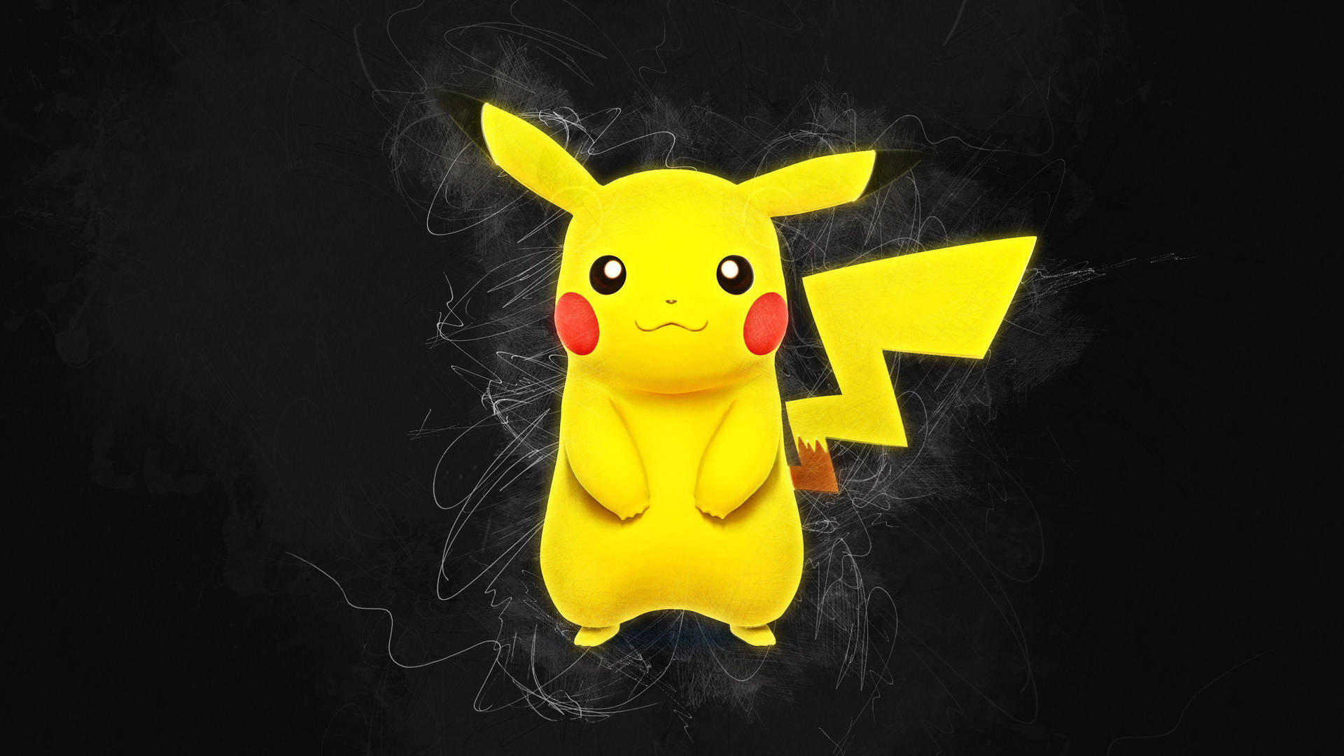Yellow Pikachu Pokémon 4k Wallpaper