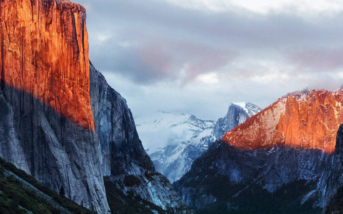 Yosemite Mountain Macbook Wallpaper