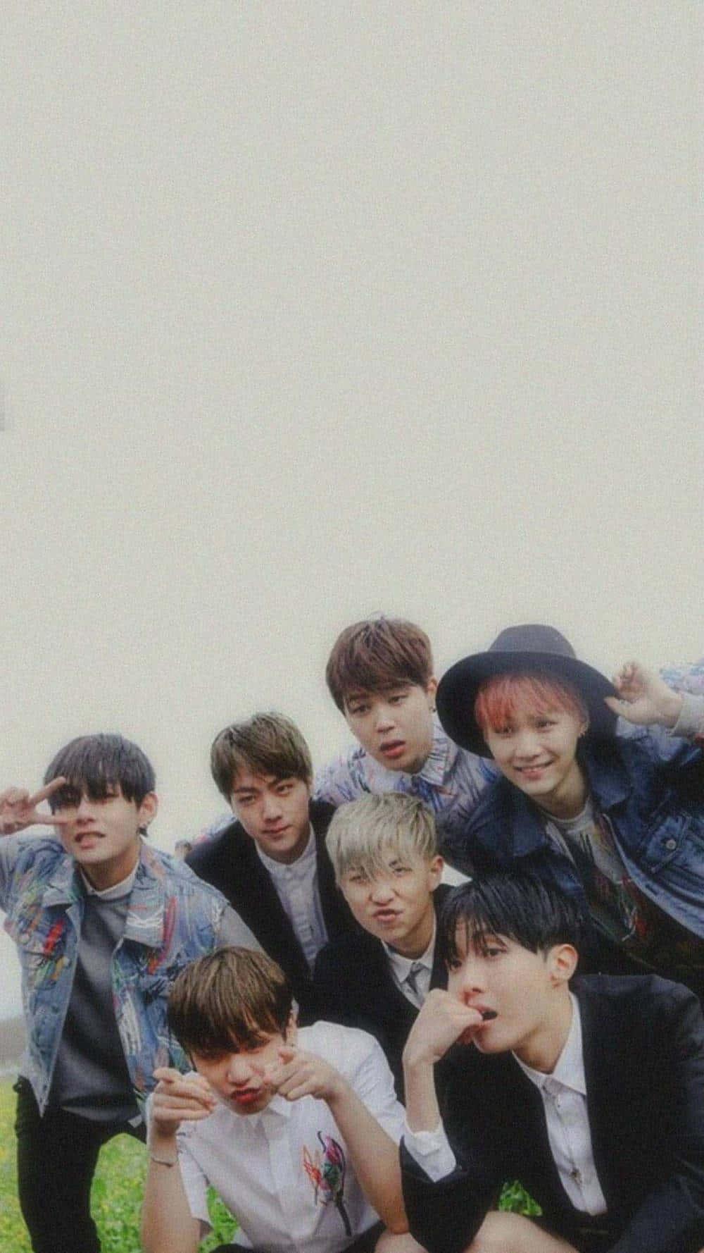 Young Bts Photoshoot Wallpaper