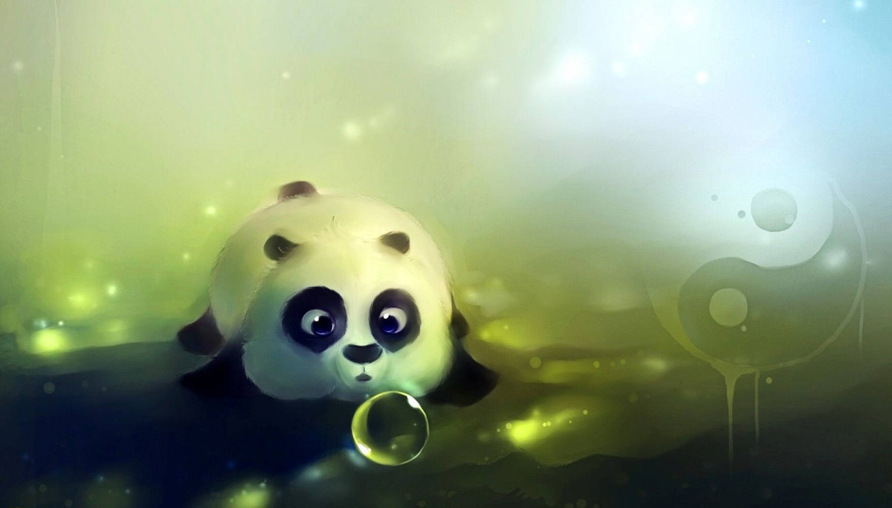 Young Kung Fu Panda In Action Wallpaper