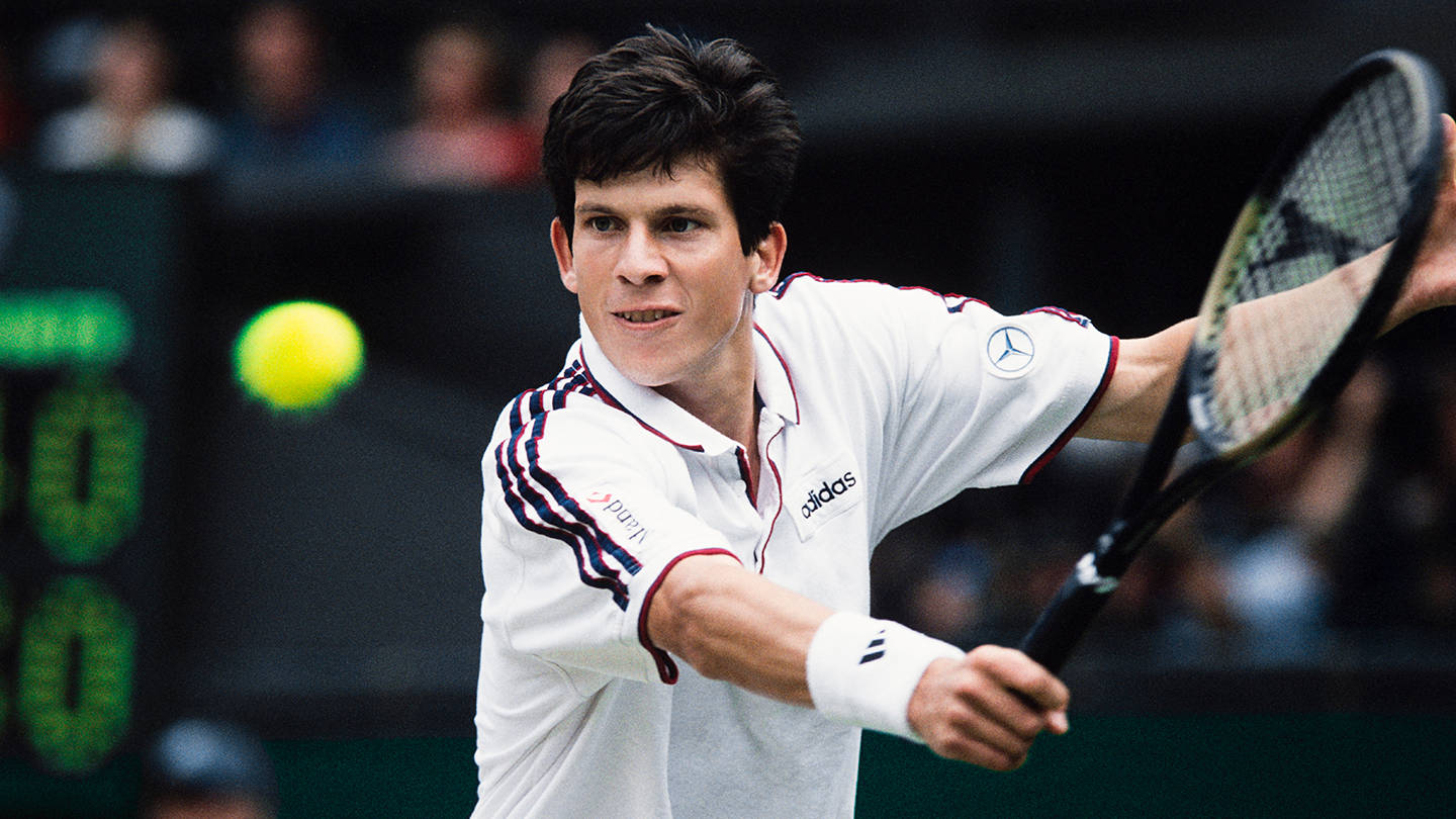 Young Tennis Player Tim Henman Wallpaper