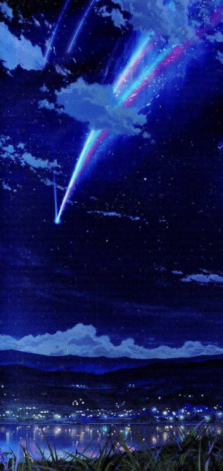 Your Name Iphone Meteors Lake Wallpaper