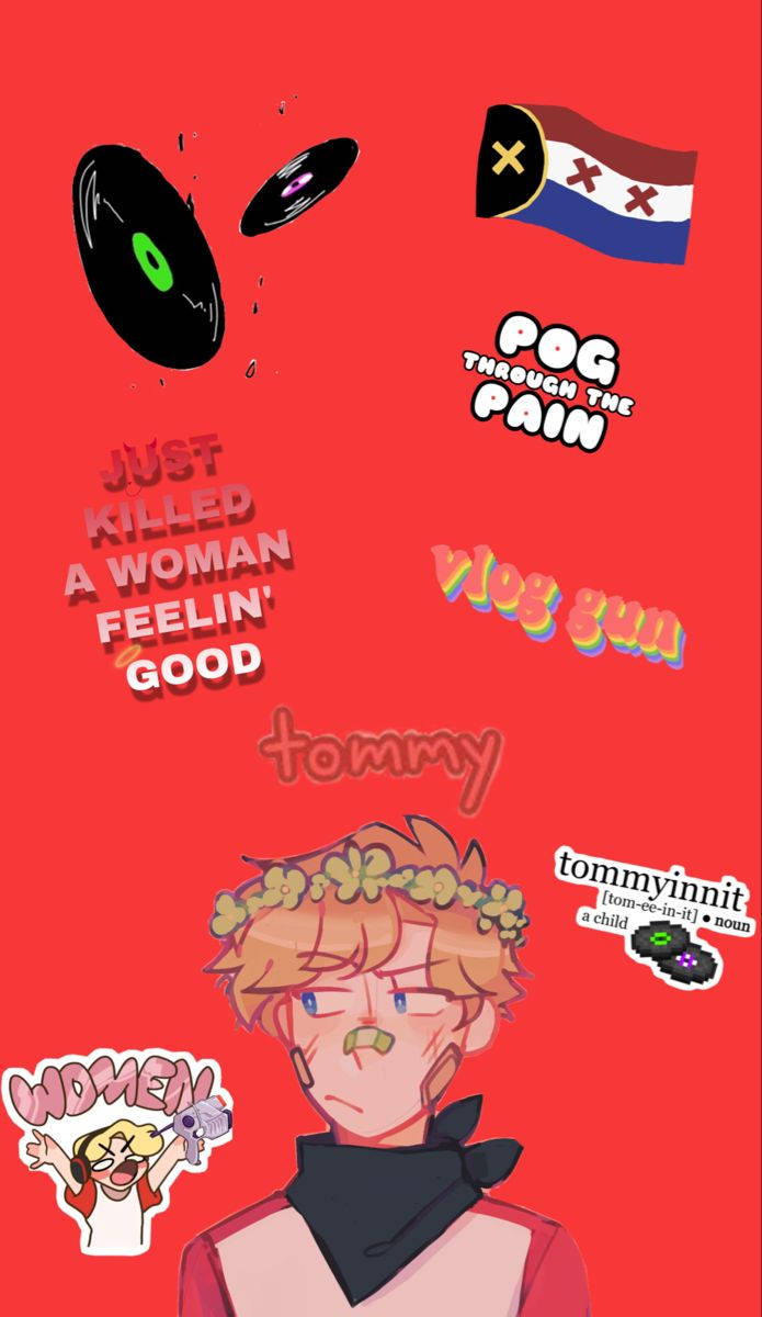 Youtuber Tommyinnit Fanart Wallpaper