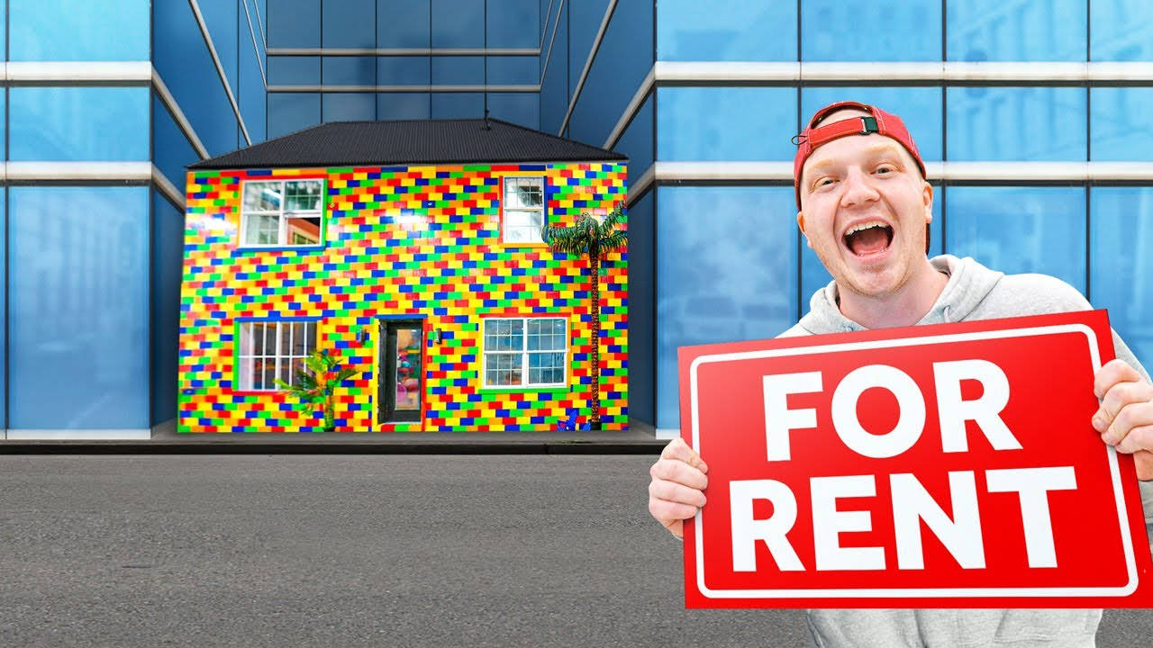 Youtuber Unspeakable Lego House For Rent Wallpaper