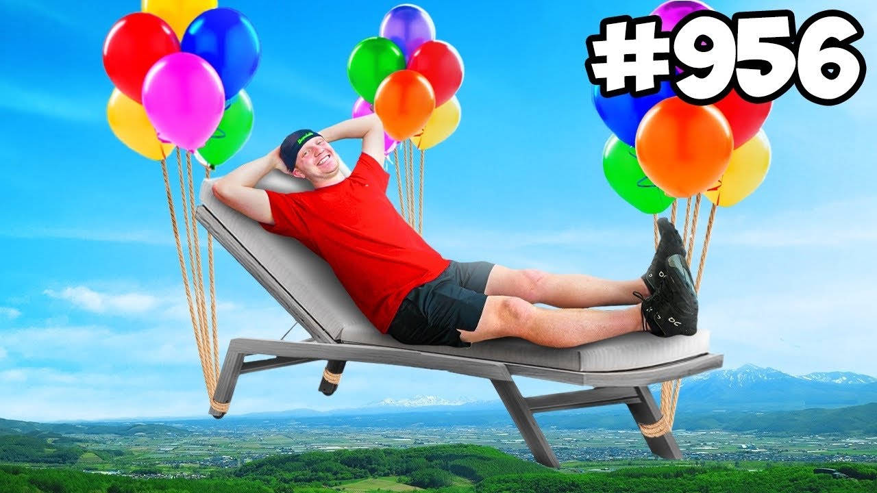 Youtuber Unspeakable On A Floating Chair Wallpaper