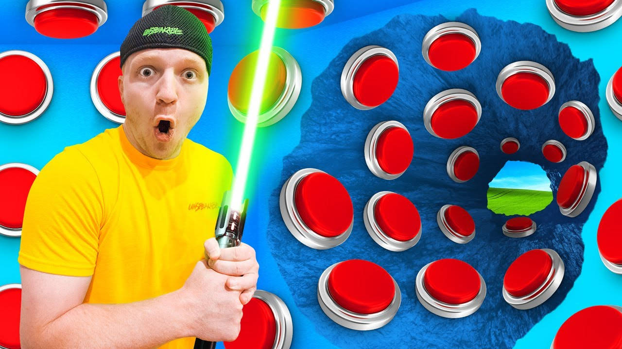 Youtuber Unspeakable With Layers Of Buttons Wallpaper