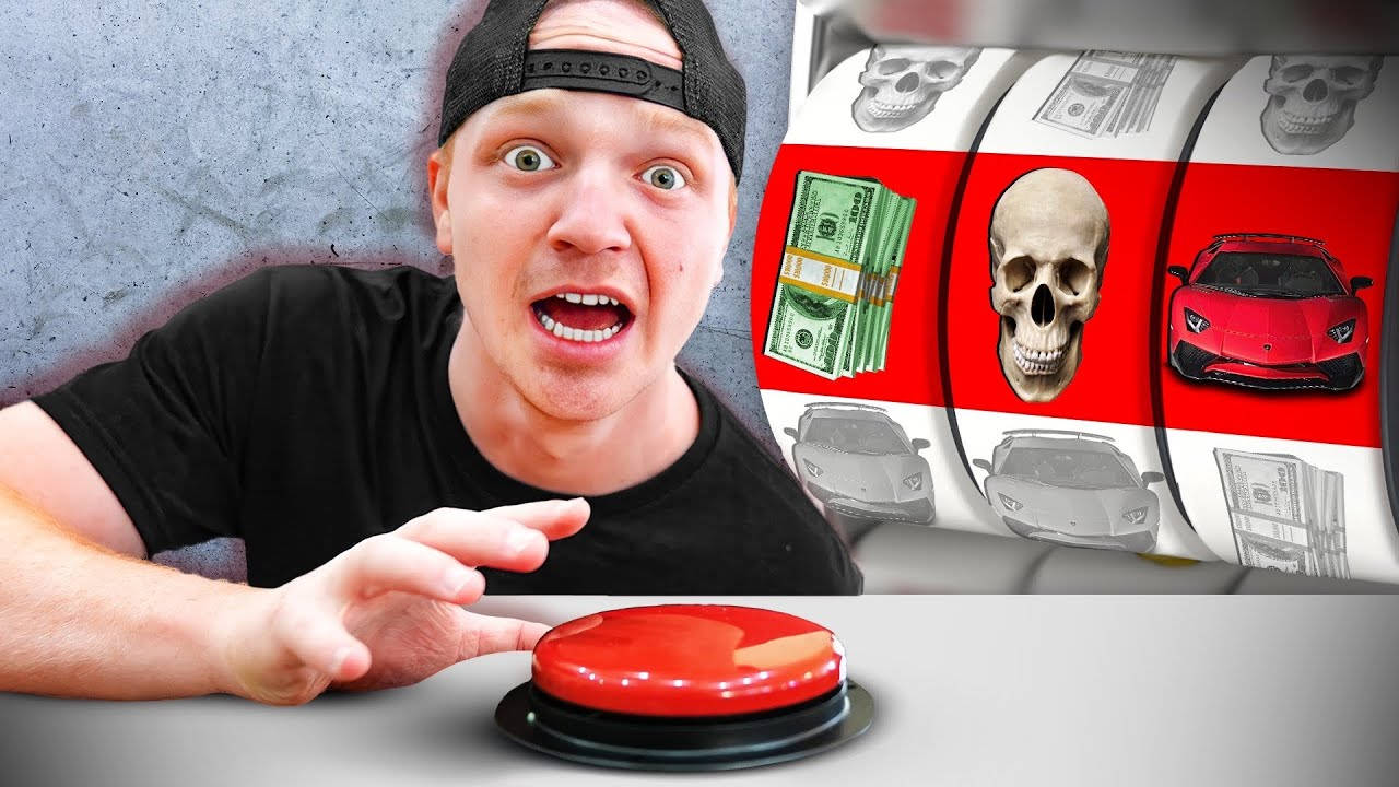 Youtuber Unspeakable With Red Button Wallpaper