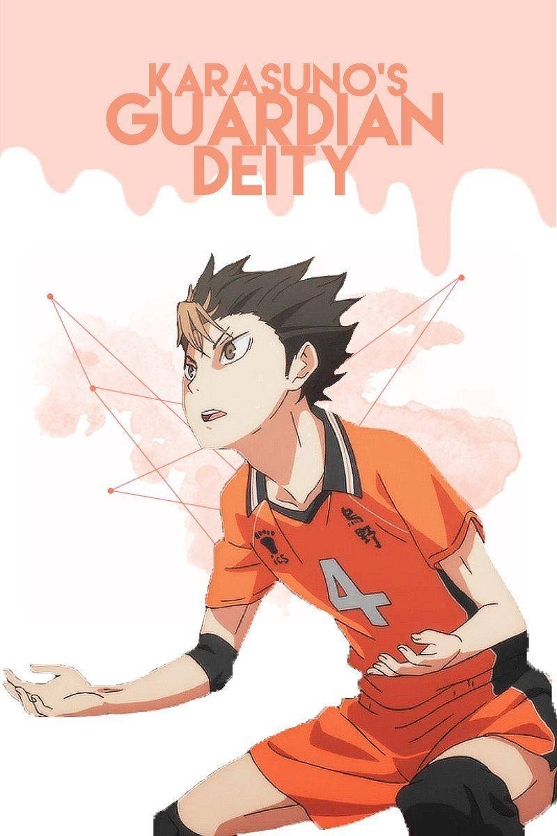 Yu Nishinoya Karasuno's Guardian Deity Wallpaper