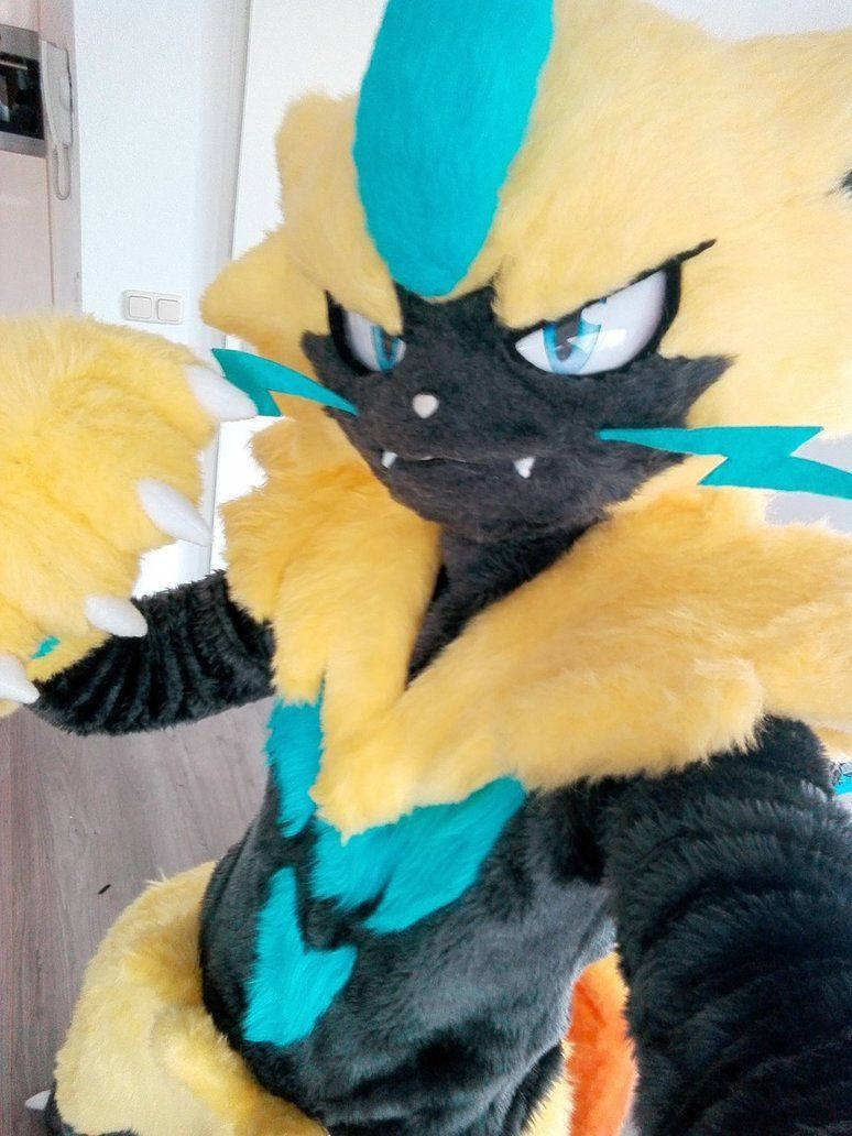 Zeraora Costumed Person Wallpaper