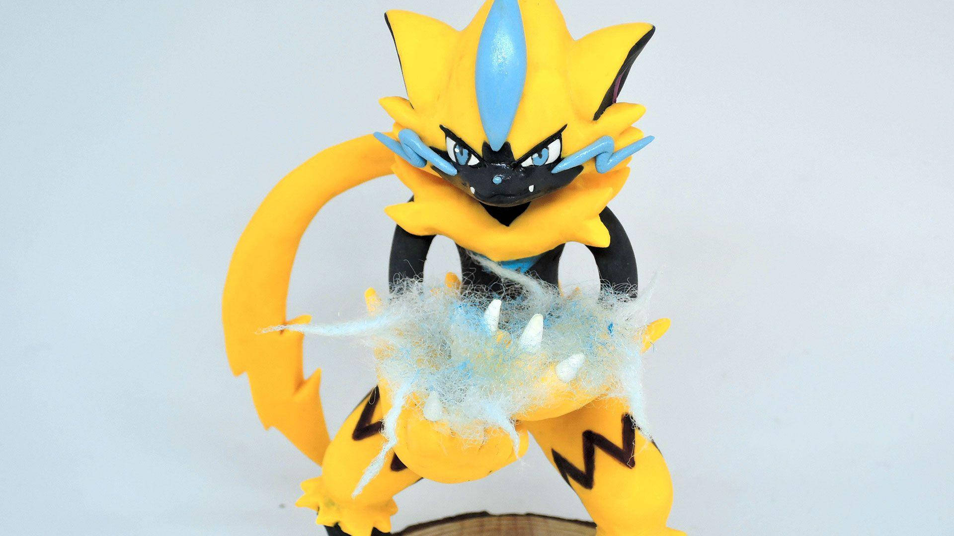 Zeraora Cotton Hands Wallpaper