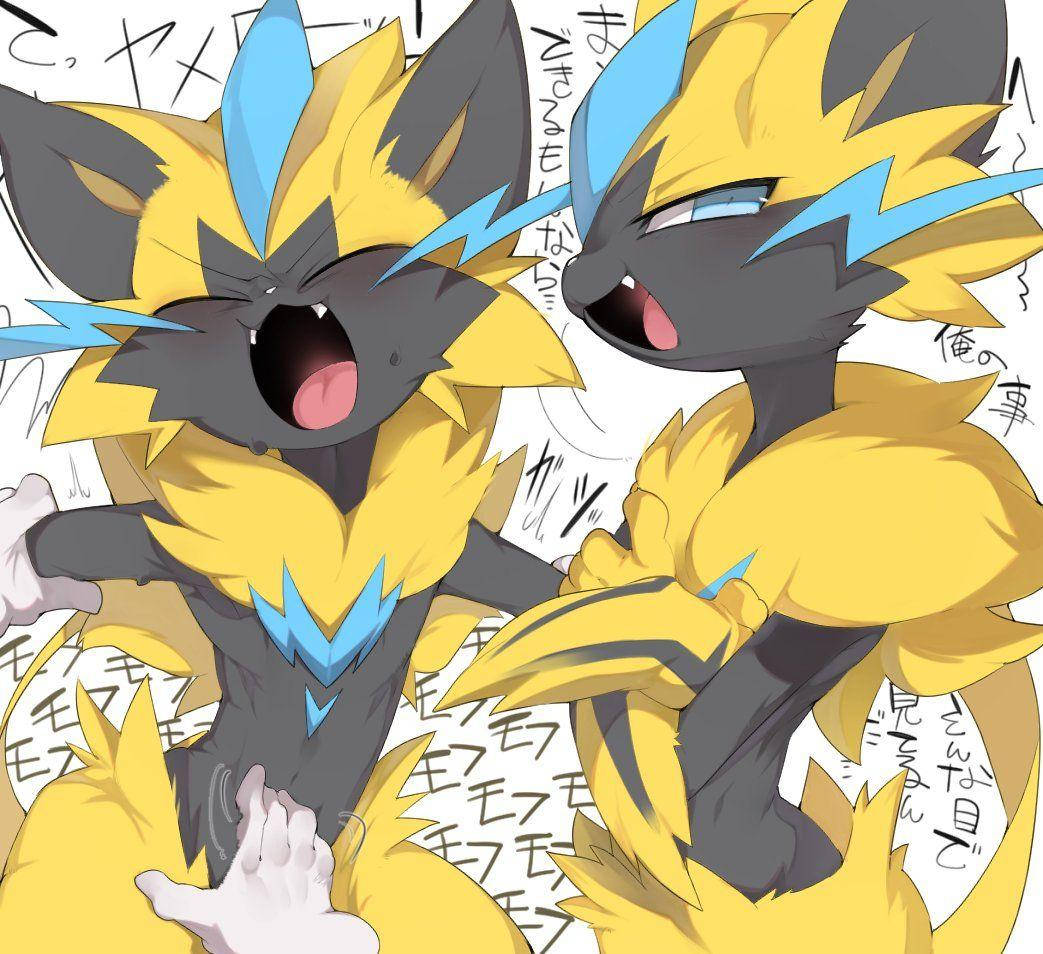 Zeraora Tickling Wallpaper