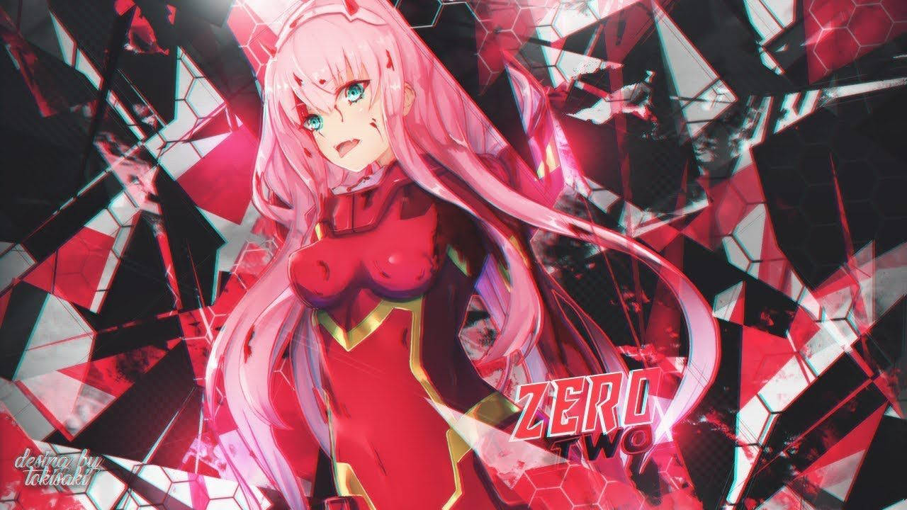 Zero Two With Blood Wallpaper