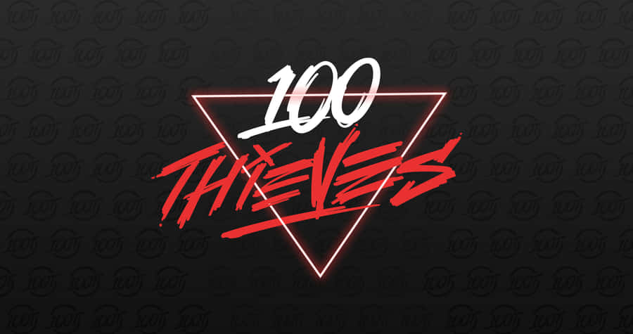 100 Thieves With Inverted Triangle Wallpaper