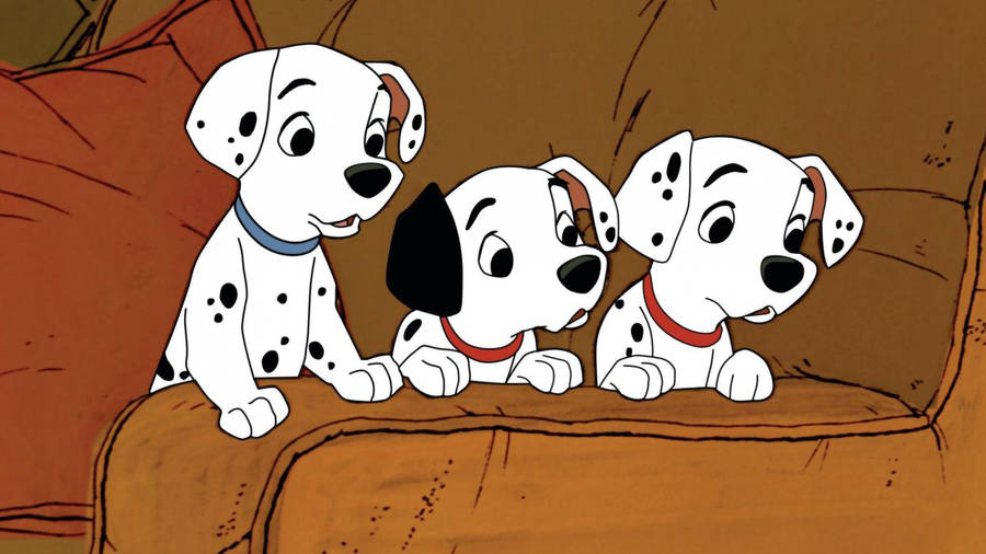 101 Dalmatians Curious Puppies Wallpaper