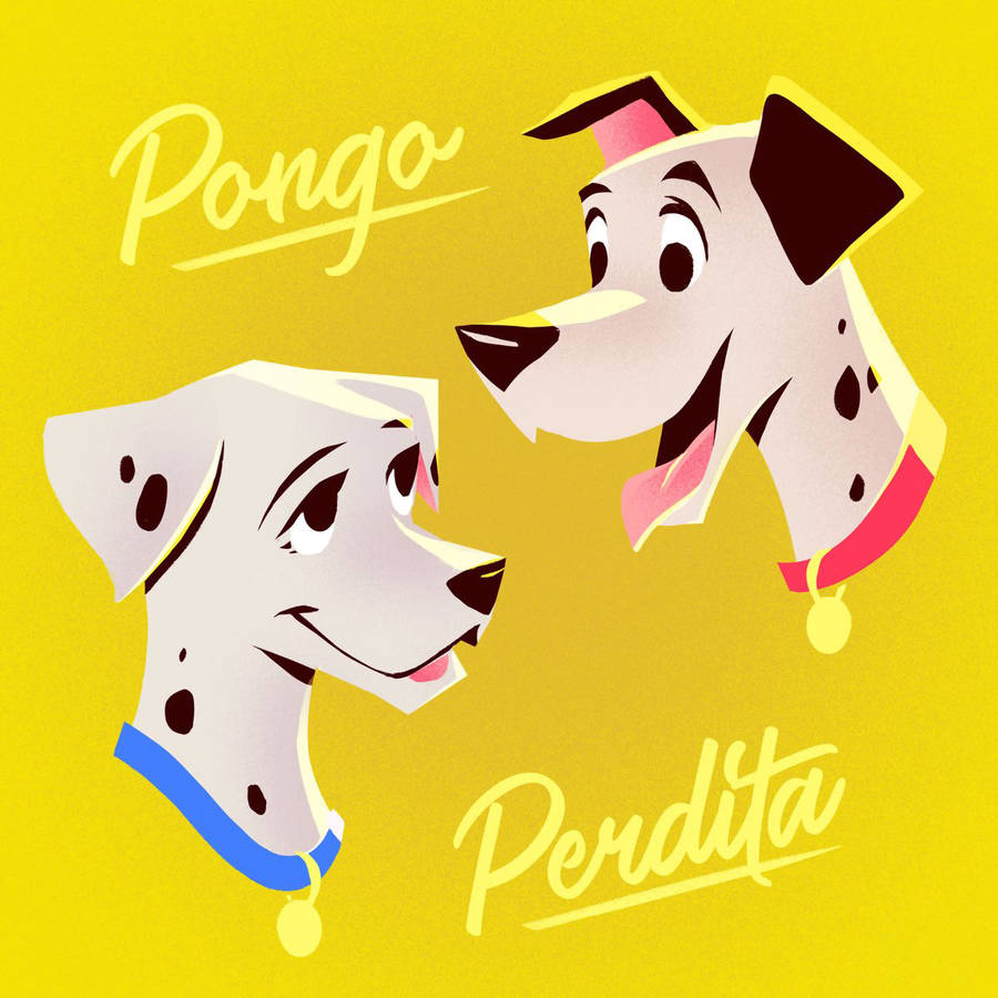 101 Dalmatians Pongo And Perdita Wallpaper