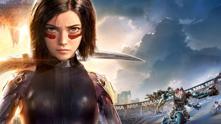 12k Alita Wallpaper