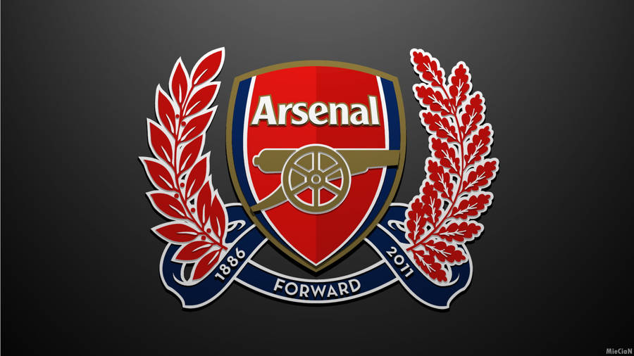 1886-2011 Arsenal Emblem Wallpaper