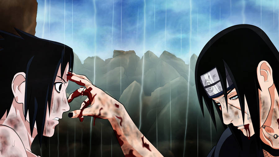 1920 X 1080 Anime Itachi Sasuke Wallpaper