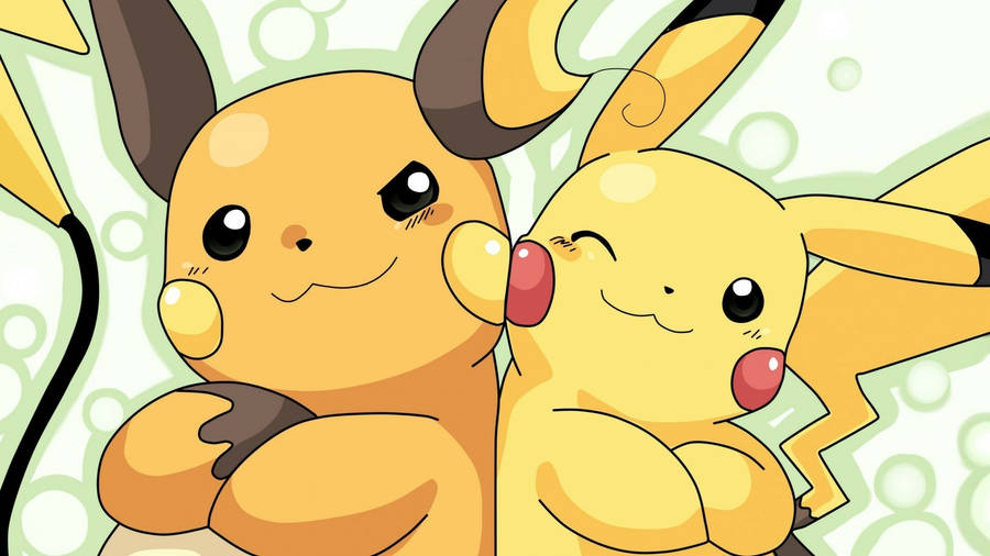 1920 X 1080 Anime Pikachu Raichu Wallpaper