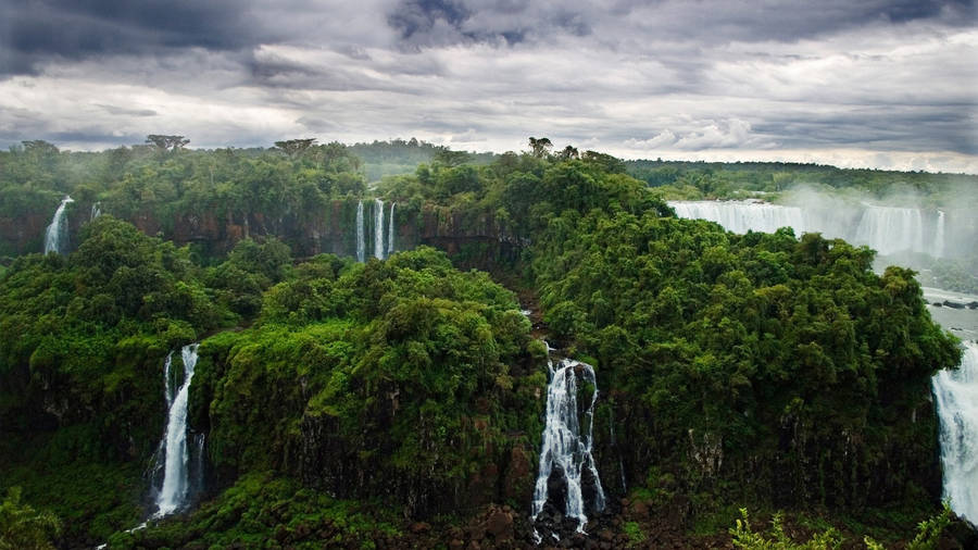 1920x1080 Full Hd Nature Iguazu Falls Wallpaper