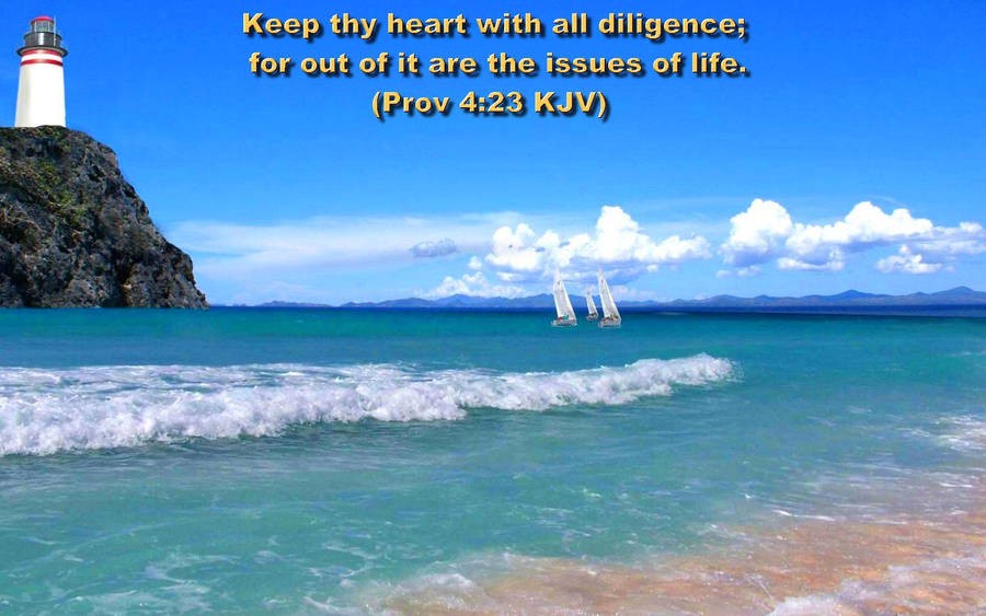 1920x1080 Hd Biblical Proverbs 4:23 Kjv Wallpaper