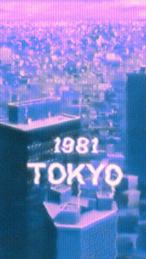 1981 Tokyo Retro Anime Aesthetic Wallpaper