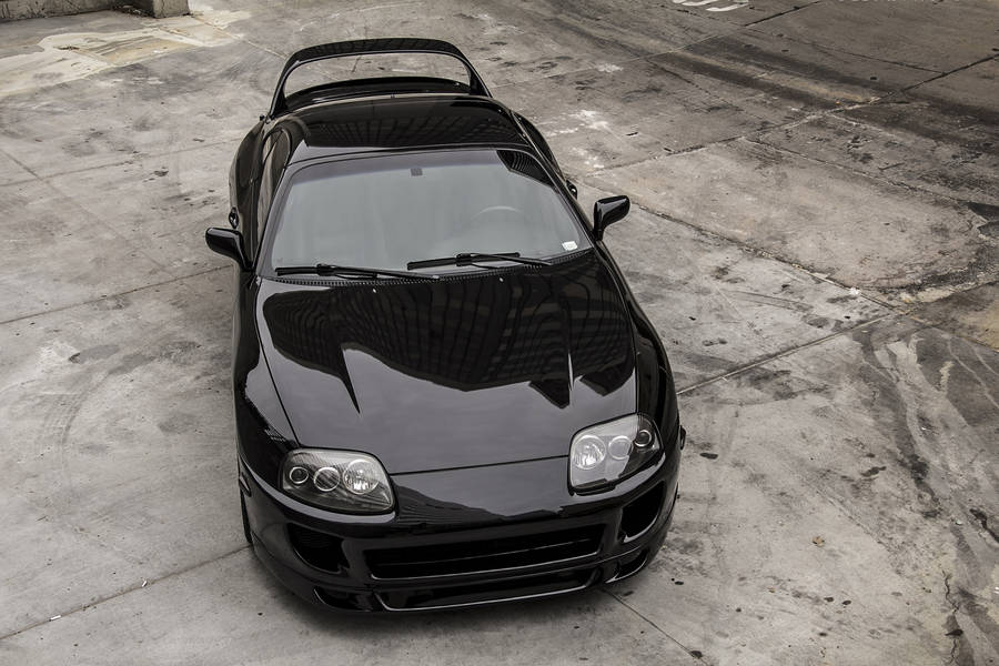 1994 Toyota Supra Mk4 Top View Wallpaper