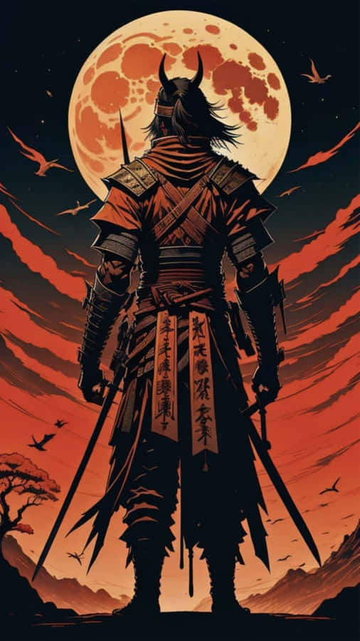 2 Sword Samurai Wallpaper