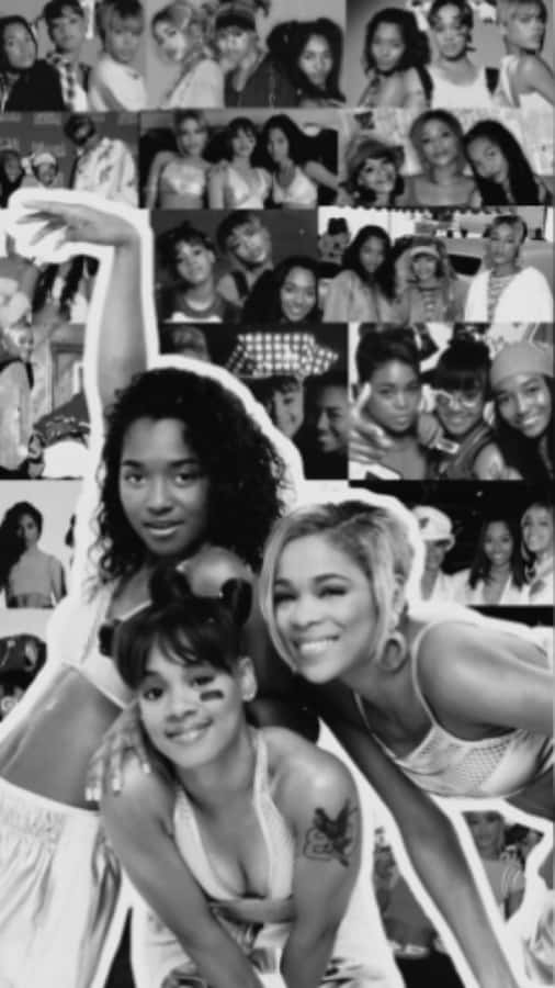 2000s Black White Tlc Wallpaper