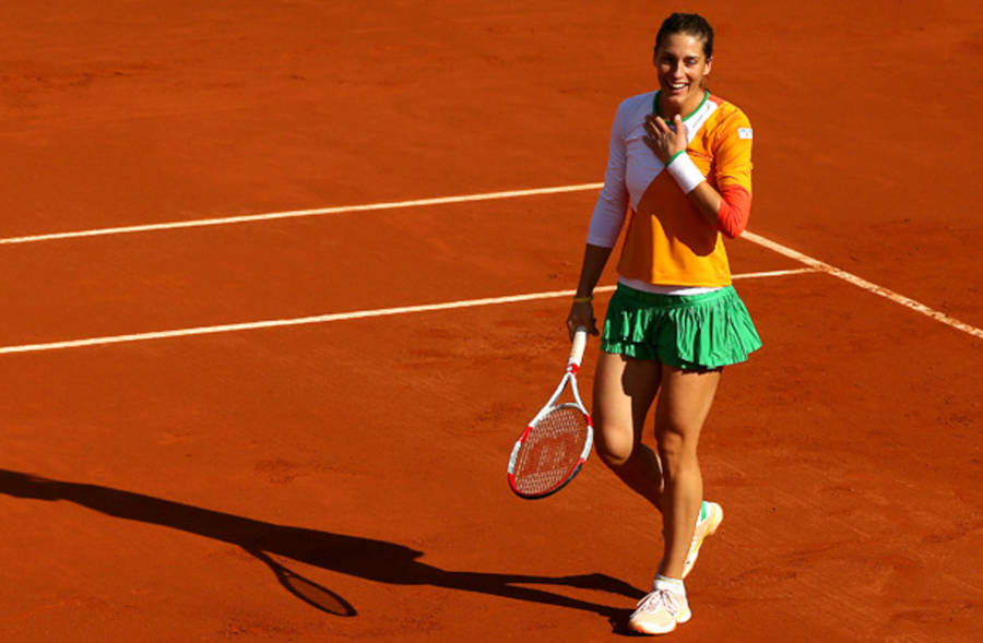 2014 French Open Tournament Andrea Petkovic Wallpaper