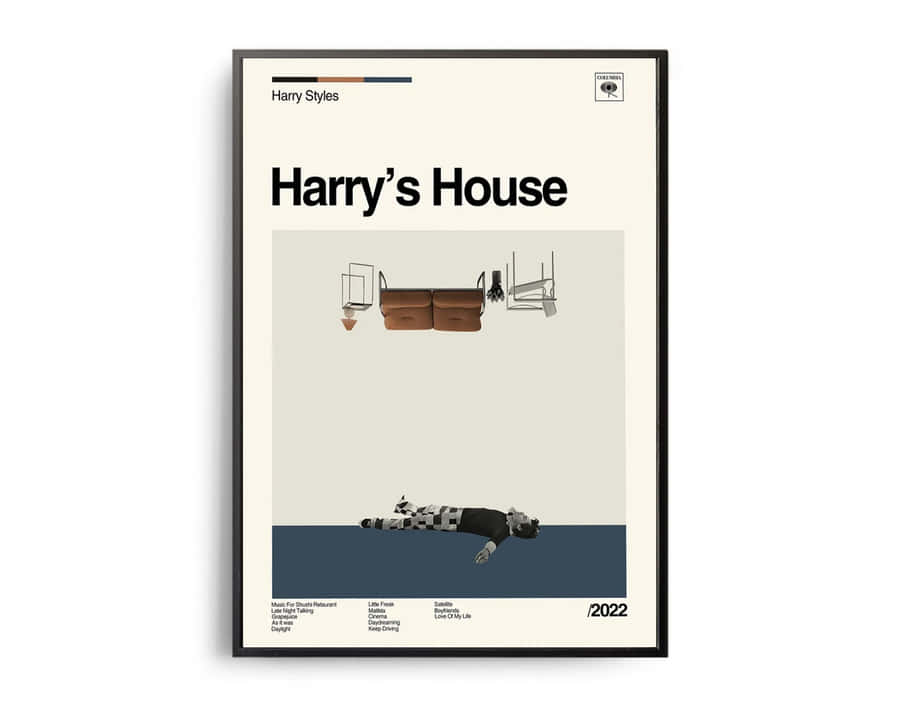 2022 Harry Styles Album Cover In A Poster Wallpaper