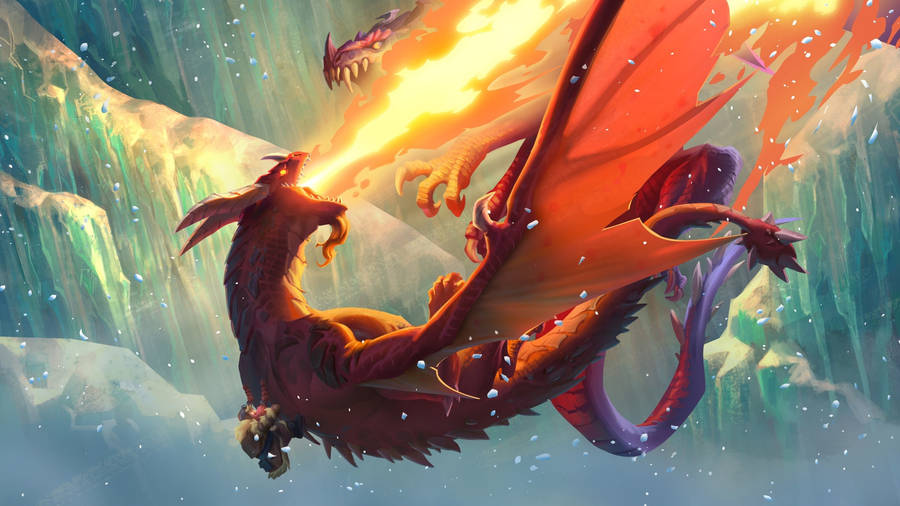 2560 X 1440 Hearthstone Dragon Wallpaper